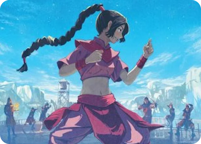 0005 Ty Lee, Chi Blocker Art Card S Art Series: Avatar: The Last Airbender