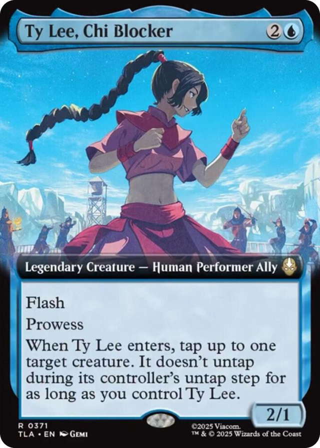 0371 Ty Lee, Chi Blocker (Extended Art) R The Last Airbender