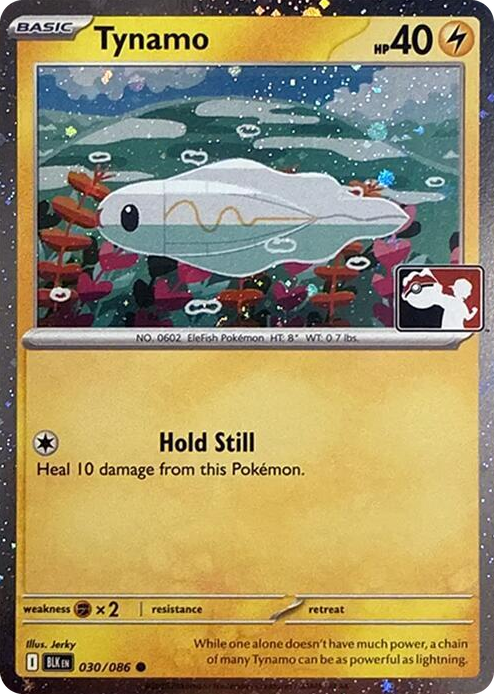 0030 Tynamo - 030/086 (Cosmos Holo) Common Prize Pack Series Cards
