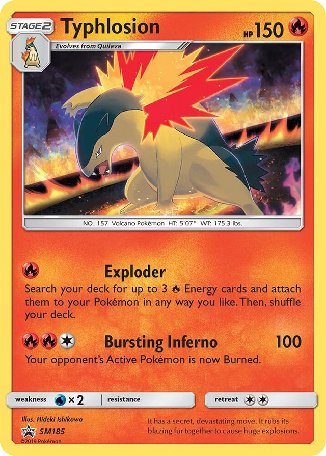SM185 Typhlosion - SM185 Promo SM Promos