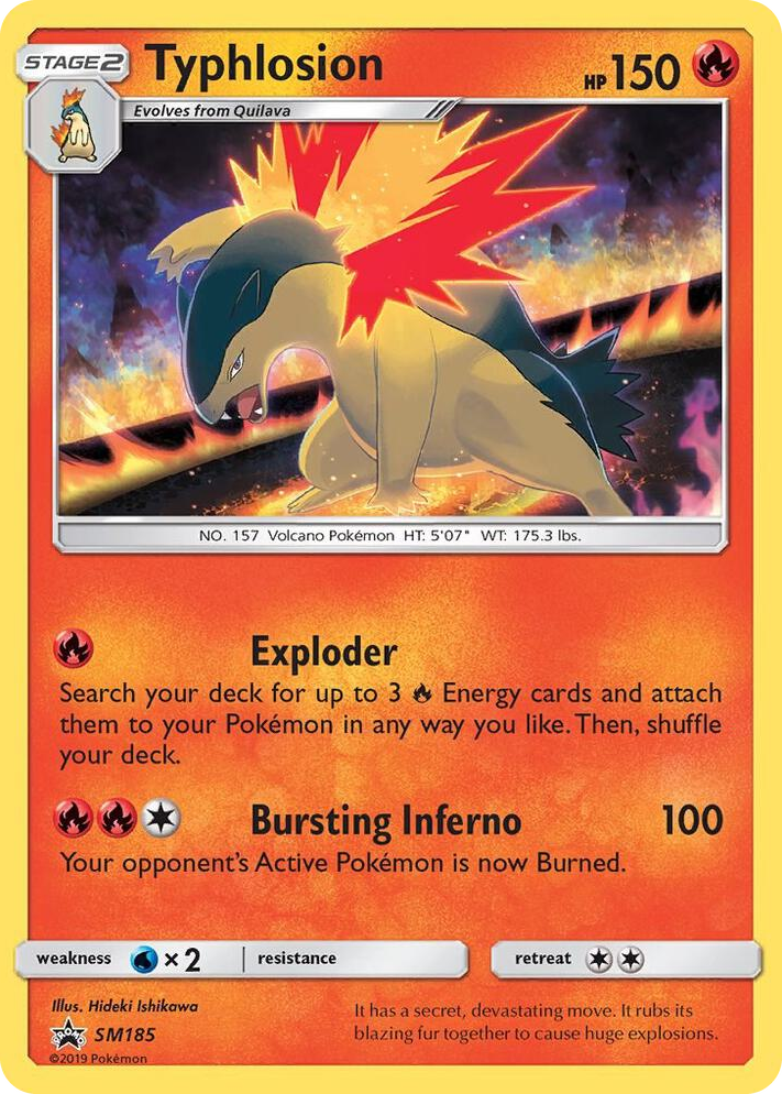 SM185 Typhlosion - SM185 Promo SM Promos