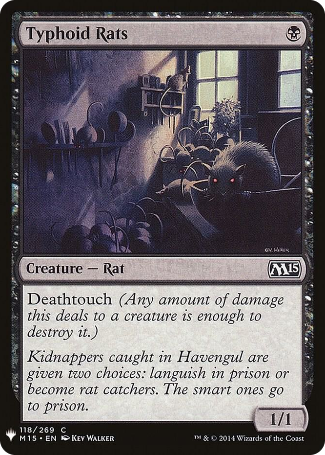 0118 Typhoid Rats C The List Reprints