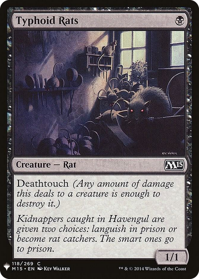 0118 Typhoid Rats C The List Reprints