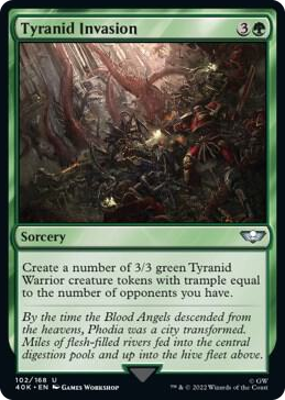 0102 Tyranid Invasion (Surge Foil) U Universes Beyond: Warhammer 40,000