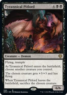 0284 Tyrannical Pitlord R Dominaria United