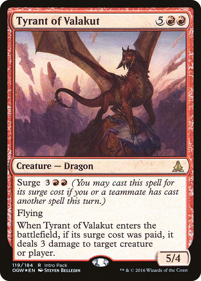 0119 Tyrant of Valakut R Unique and Miscellaneous Promos