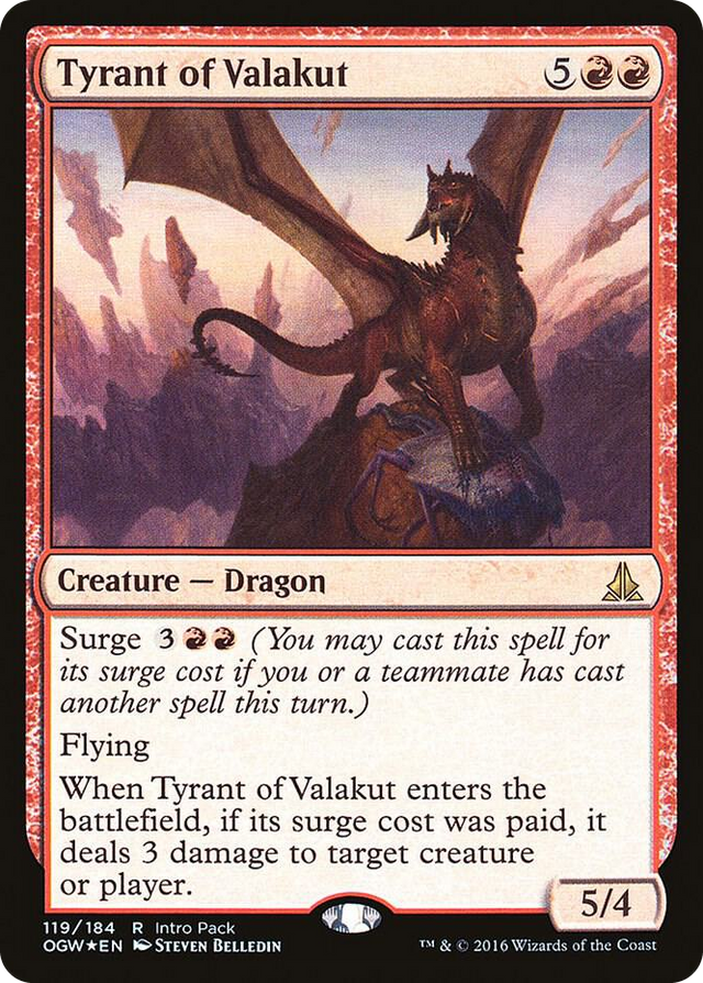 0119 Tyrant of Valakut R Unique and Miscellaneous Promos