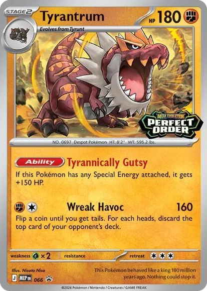 0066 Tyrantrum - 066 Promo Mega Evolution Promo