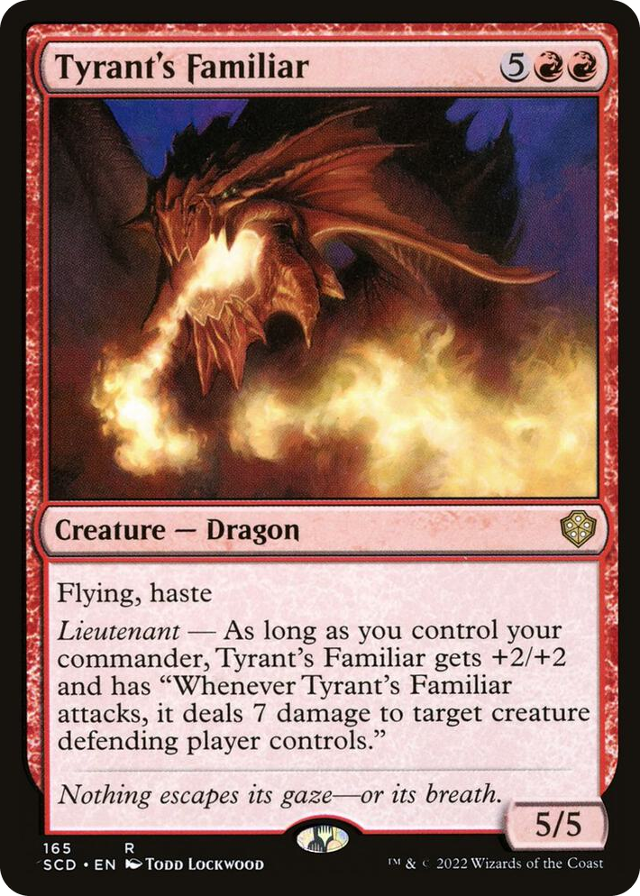 0165 Tyrant's Familiar R Starter Commander Decks