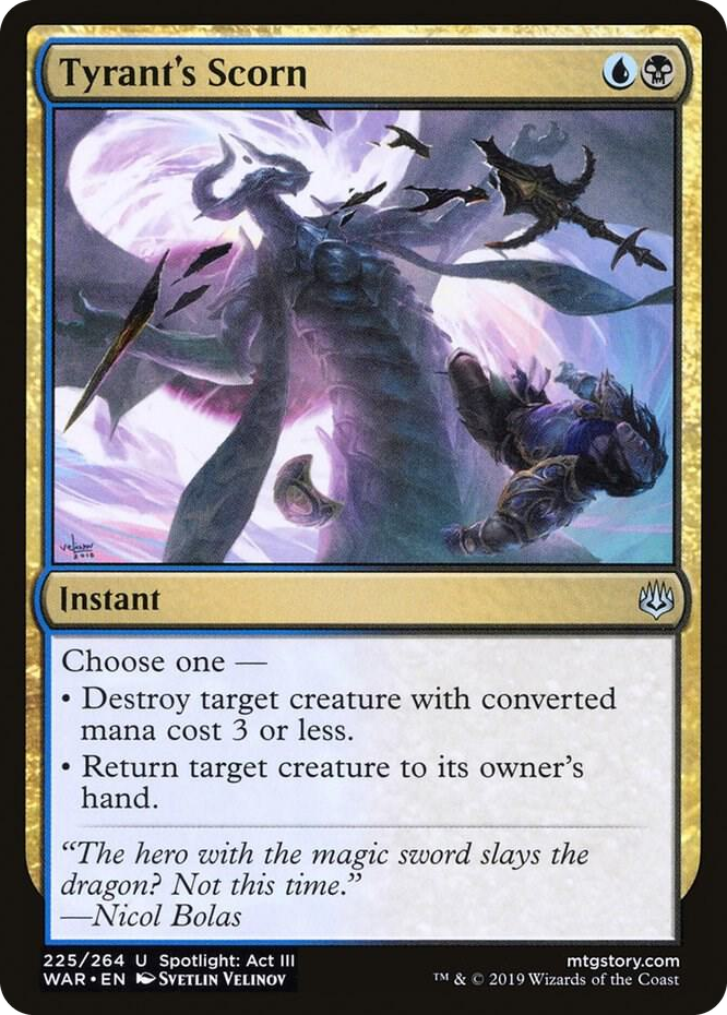 0225 Tyrant's Scorn U War of the Spark