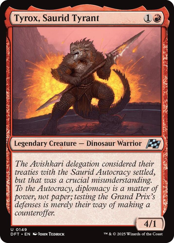 0149 Tyrox, Saurid Tyrant U Aetherdrift