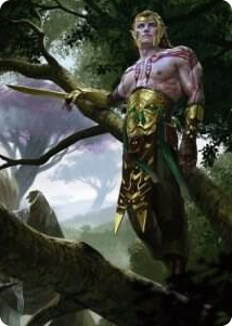 0053 Tyvar Kell Art Card S Art Series: Kaldheim