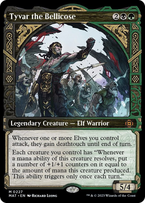 0227 Tyvar the Bellicose (Halo Foil) M March of the Machine: The Aftermath