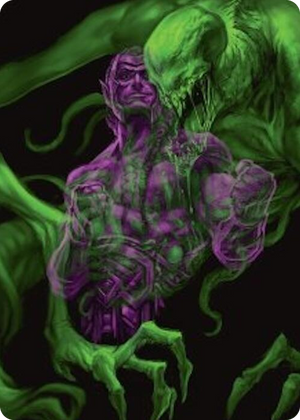 0041 Tyvar, the Pummeler Art Card S Art Series: Duskmourn: House of Horror