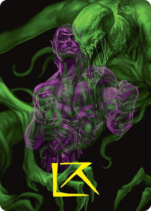 0041 Tyvar, the Pummeler Art Card (Gold-Stamped Signature) S Art Series: Duskmourn: House of Horror