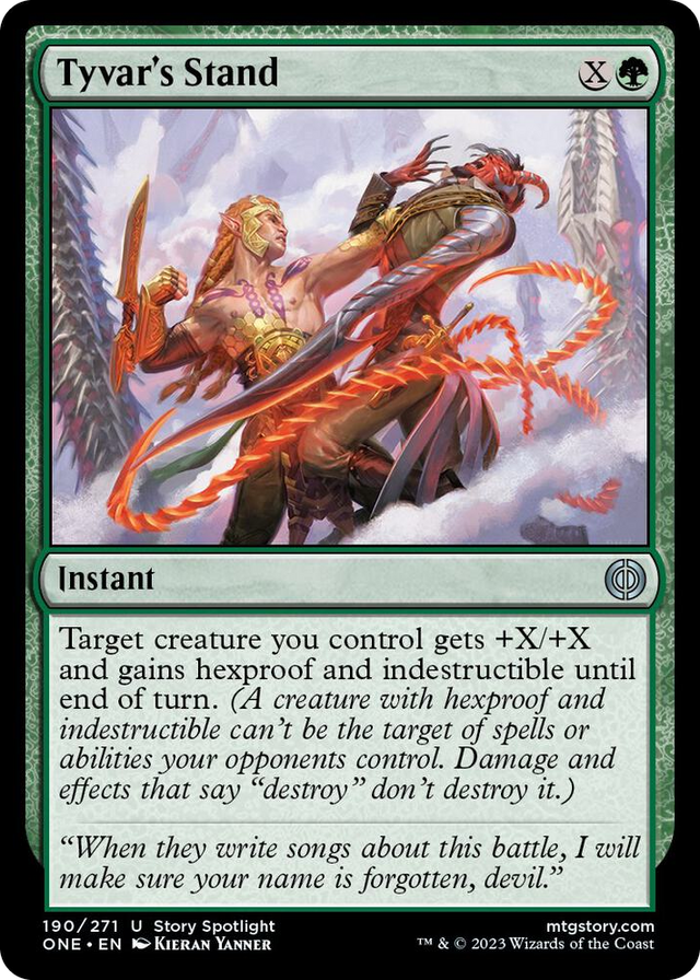 0190 Tyvar's Stand U Phyrexia: All Will Be One