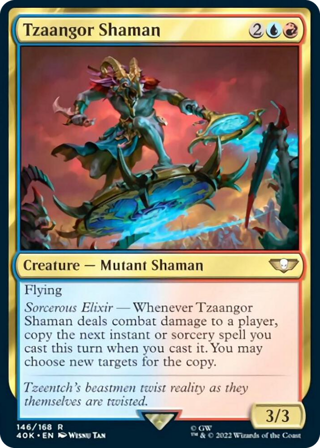 0146 Tzaangor Shaman R Universes Beyond: Warhammer 40,000