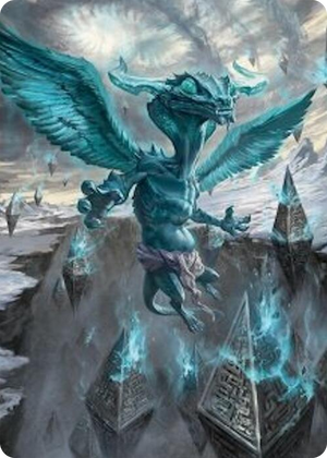 0047 Ugin, Eye of the Storms Art Card (47/54) S Art Series: Tarkir: Dragonstorm