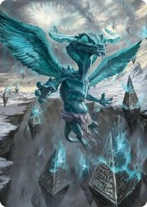 0047 Ugin, Eye of the Storms Art Card (47/54) S Art Series: Tarkir: Dragonstorm