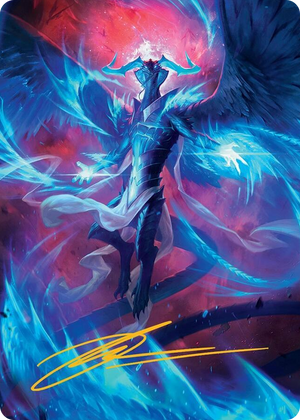 0048 Ugin, Eye of the Storms Art Card (48/54) (Gold-Stamped Signature) S Art Series: Tarkir: Dragonstorm