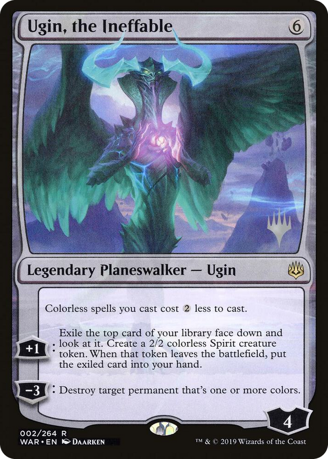 0002 Ugin, the Ineffable R Promo Pack: Throne of Eldraine