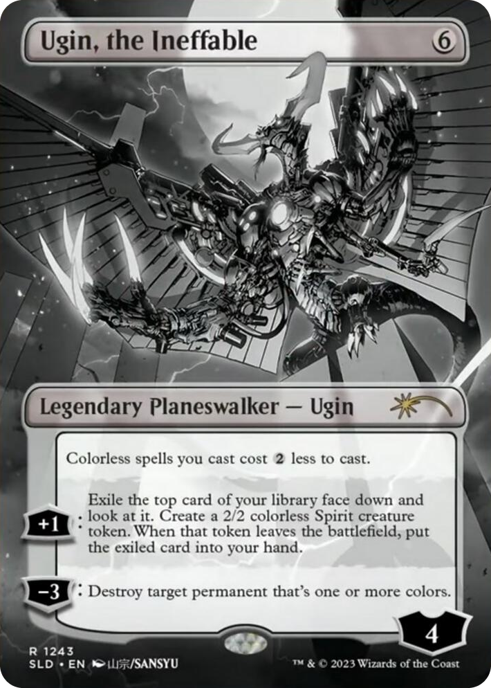 1243 Ugin, the Ineffable (Borderless) R Secret Lair Drop Series