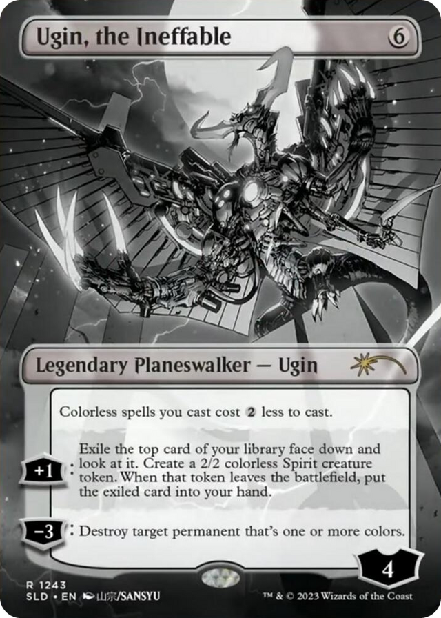 1243 Ugin, the Ineffable (Borderless) R Secret Lair Drop Series