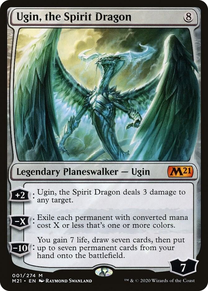 0001 Ugin, the Spirit Dragon M Core Set 2021