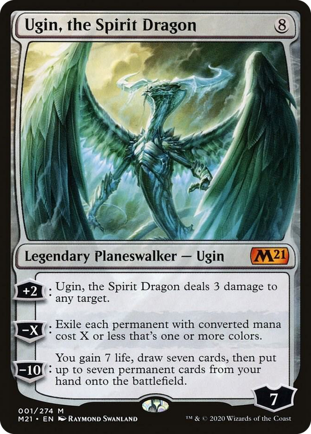 0001 Ugin, the Spirit Dragon M Core Set 2021