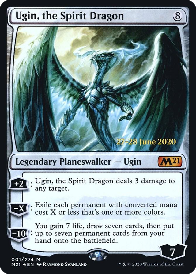 0001 Ugin, the Spirit Dragon M Prerelease Cards