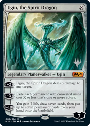 0001 Ugin, the Spirit Dragon M Promo Pack: Core Set 2021