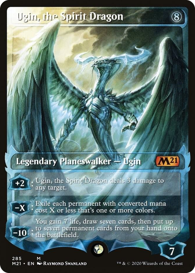 0285 Ugin, the Spirit Dragon (Showcase) M Core Set 2021