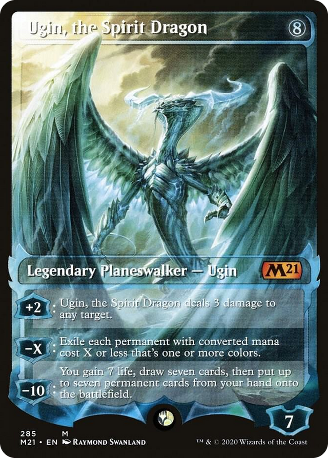 0285 Ugin, the Spirit Dragon (Showcase) M Core Set 2021