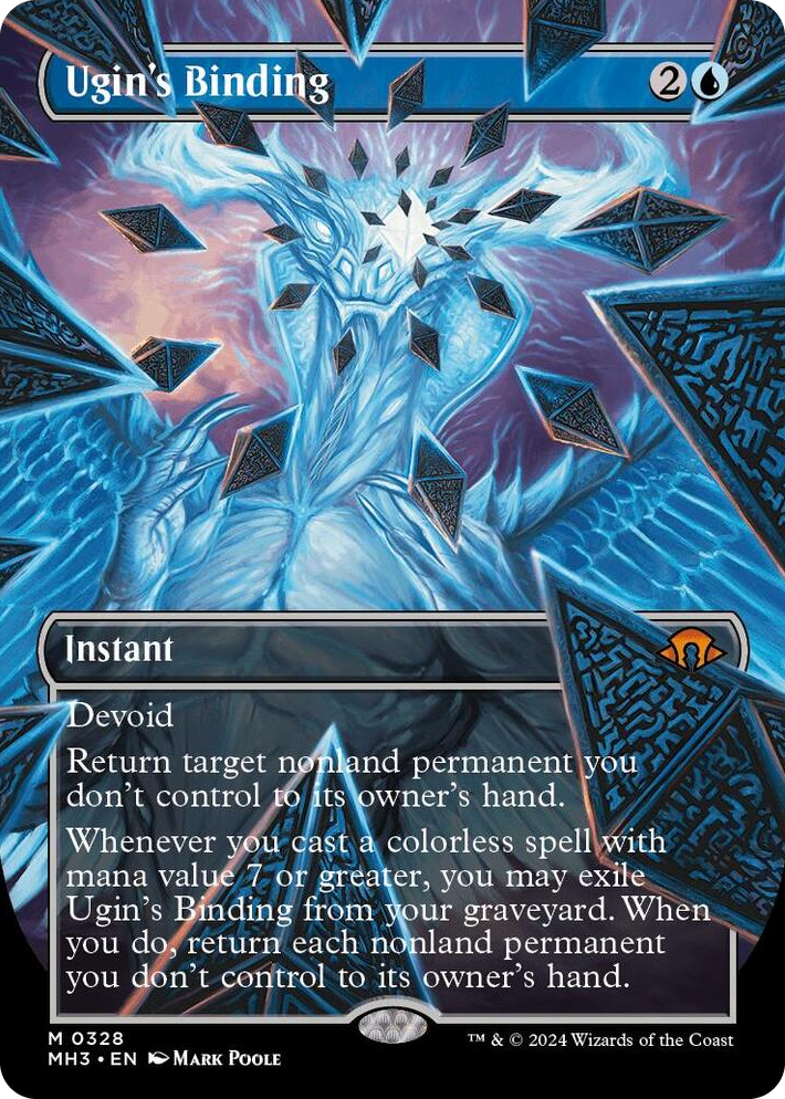 0328 Ugin's Binding (Borderless) M Modern Horizons 3
