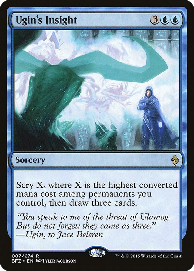 0087 Ugin's Insight R Battle for Zendikar