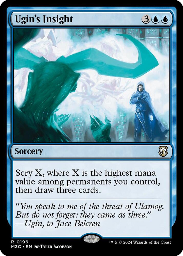 0196 Ugin's Insight R Commander: Modern Horizons 3