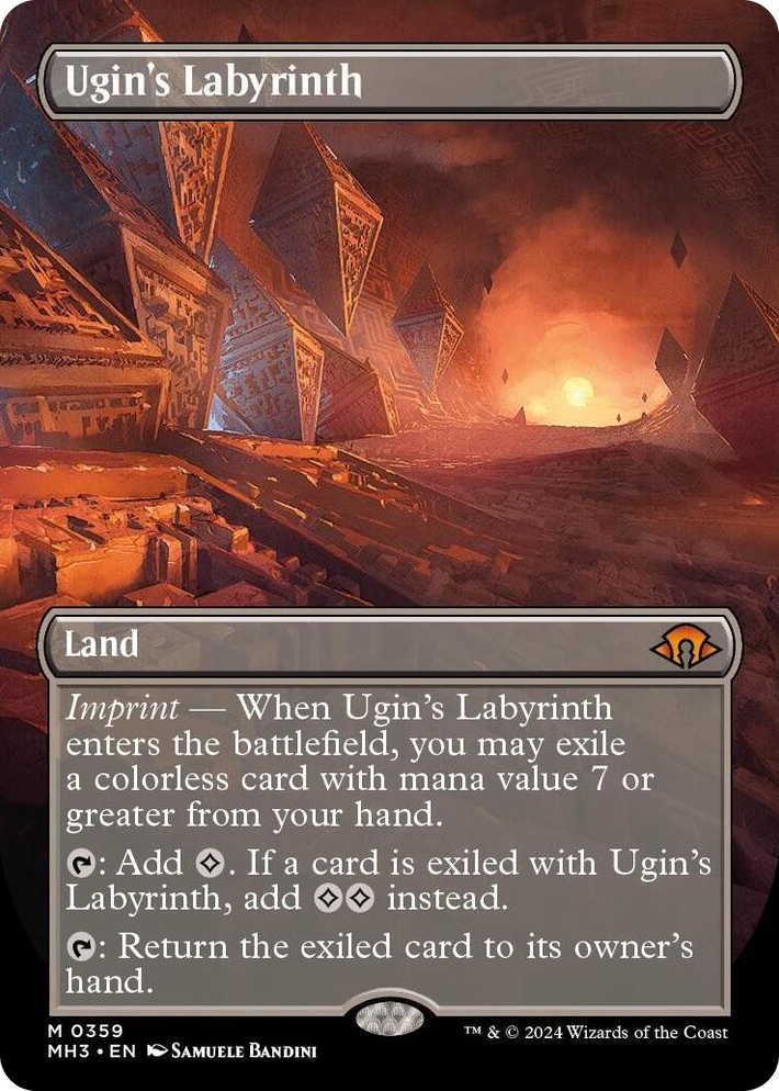 0359 Ugin's Labyrinth (Borderless) M Modern Horizons 3