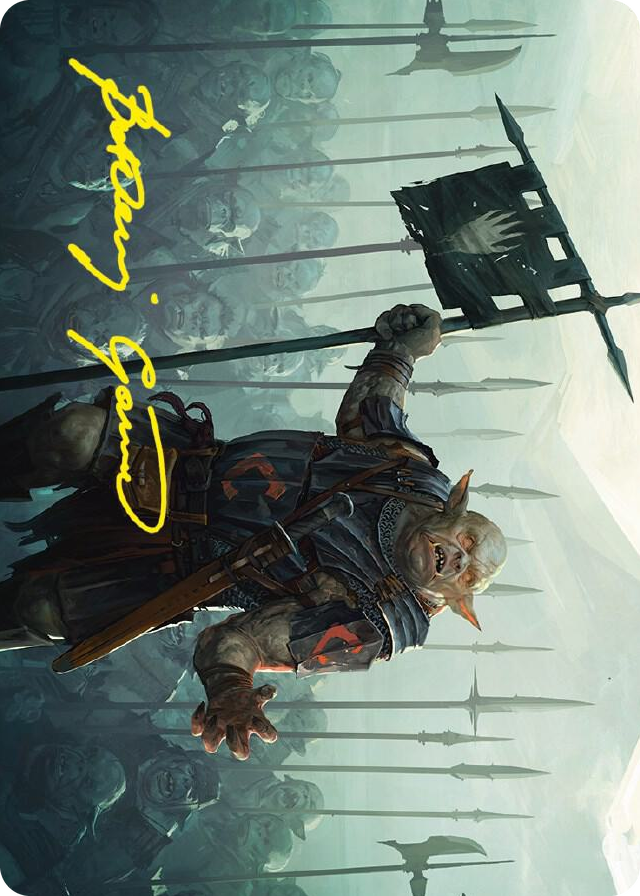 Ugluk of the White Hand Art Card (Gold-Stamped Signature) #27 S - Art Series: Universes Beyond: The Lord of the Rings: Tales of Middle-earth Pokemon card