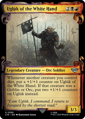 0686 Ugluk of the White Hand (Showcase Scrolls) U Universes Beyond: The Lord of the Rings: Tales of Middle-earth