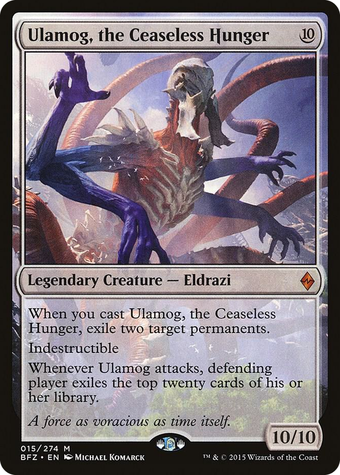 Ulamog, the Ceaseless Hunger #15 M - Battle for Zendikar Pokemon card