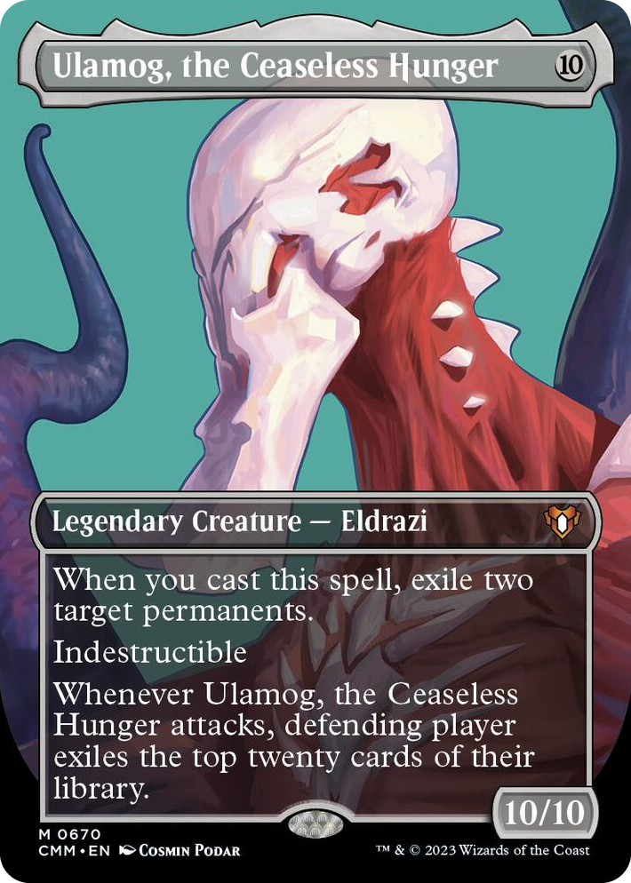 0670 Ulamog, the Ceaseless Hunger (Borderless) M Commander Masters