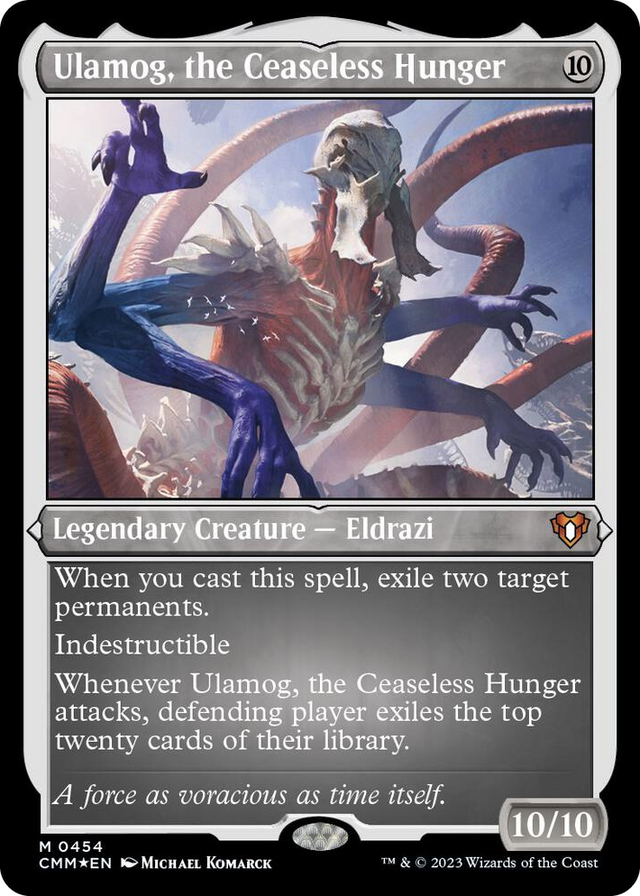 0454 Ulamog, the Ceaseless Hunger (Foil Etched) M Commander Masters