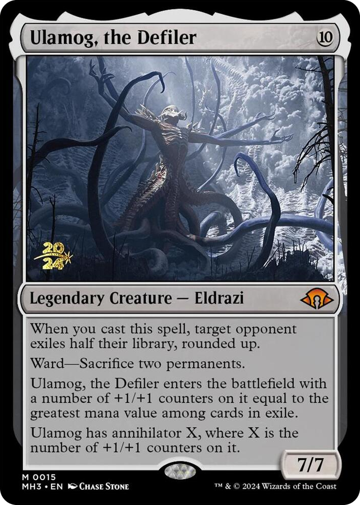 0015 Ulamog, the Defiler M Prerelease Cards