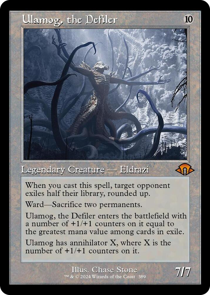0389 Ulamog, the Defiler (Retro Frame) M Modern Horizons 3