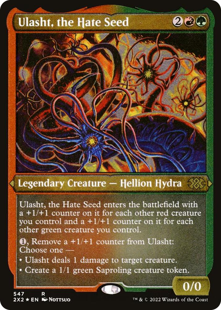 0547 Ulasht, the Hate Seed (Foil Etched) R Double Masters 2022