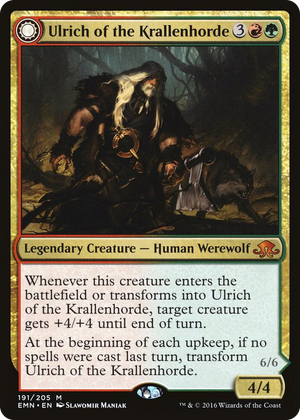 0191 Ulrich of the Krallenhorde M Eldritch Moon