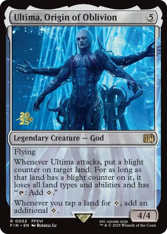 0002 Ultima, Origin of Oblivion R Prerelease Cards