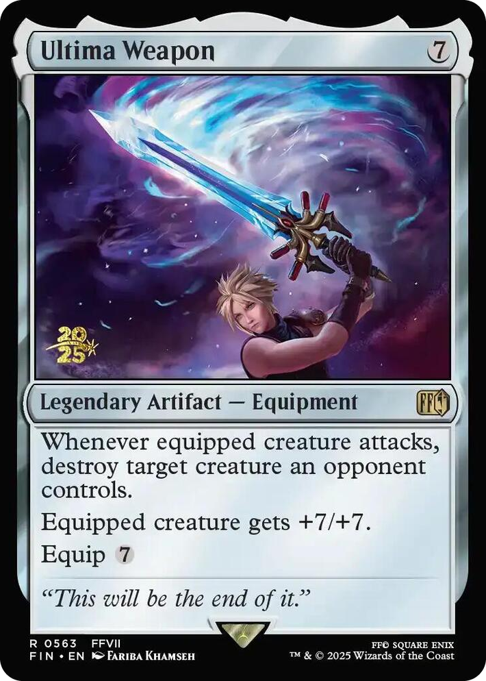 0563 Ultima Weapon R Prerelease Cards
