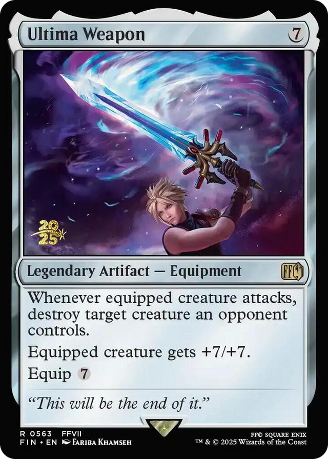 0563 Ultima Weapon R Prerelease Cards