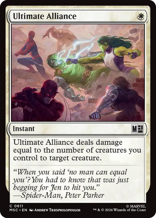 0611 Ultimate Alliance C Commander: Marvel Super Heroes